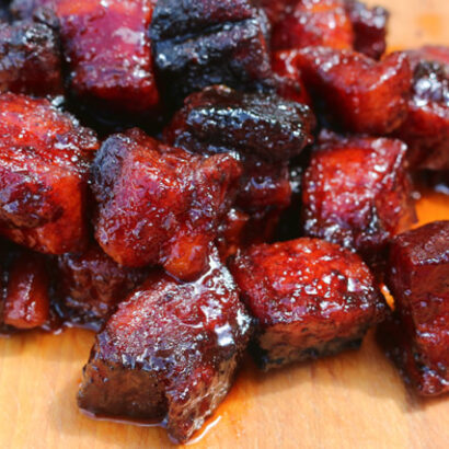 Thumbnail for Pork Belly Burnt Ends Recipe