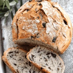 Homemade Black Olive Bread Recipe