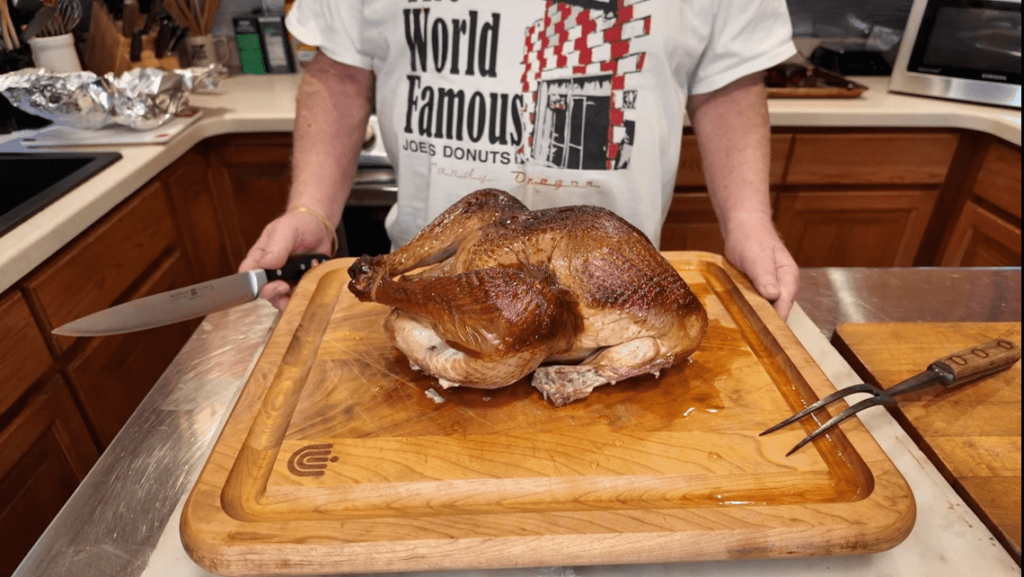 smoked brined turkey