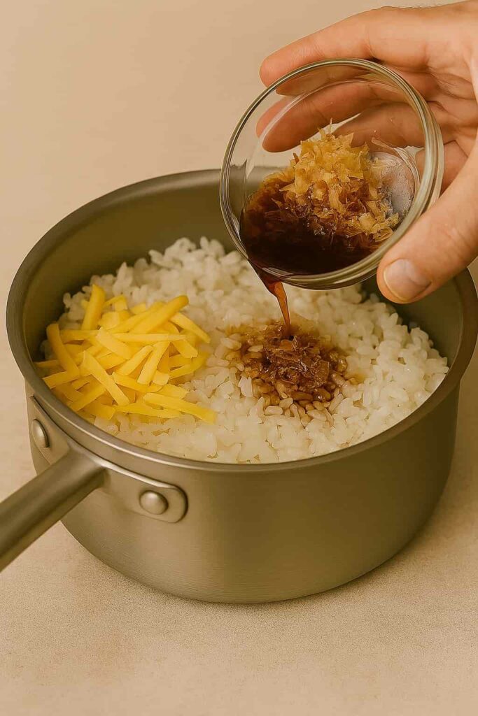 Cheese Yaki Onigiri Recipe step 9