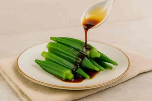 Chinese Okra Salad Recipe step 3