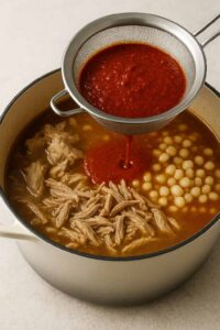 Pozole Rojo step 6