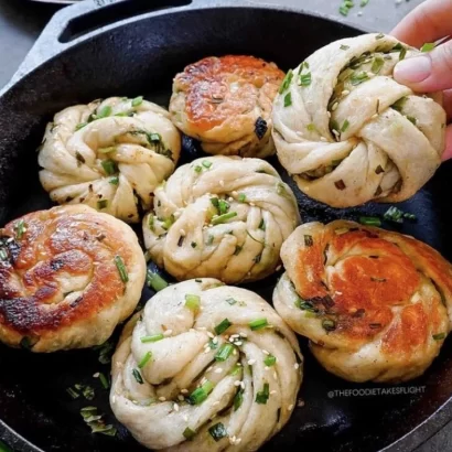 Thumbnail for Scallion Buns Recipe