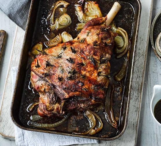 Slow Roasted Lamb Leg Recipe