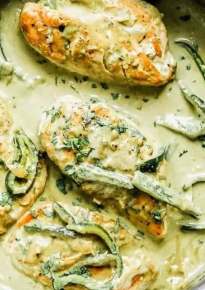 Thumbnail for Creamy Poblano Chicken Recipe
