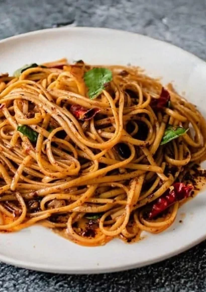 Thumbnail for Umami Chili Garlic Noodles Recipe