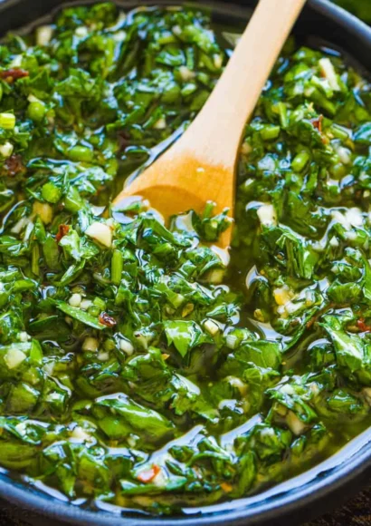 Thumbnail for Chimichurri Sauce Recipe